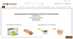 Desktop Screenshot of onlineverpackungen.com