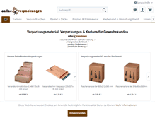 Tablet Screenshot of onlineverpackungen.com